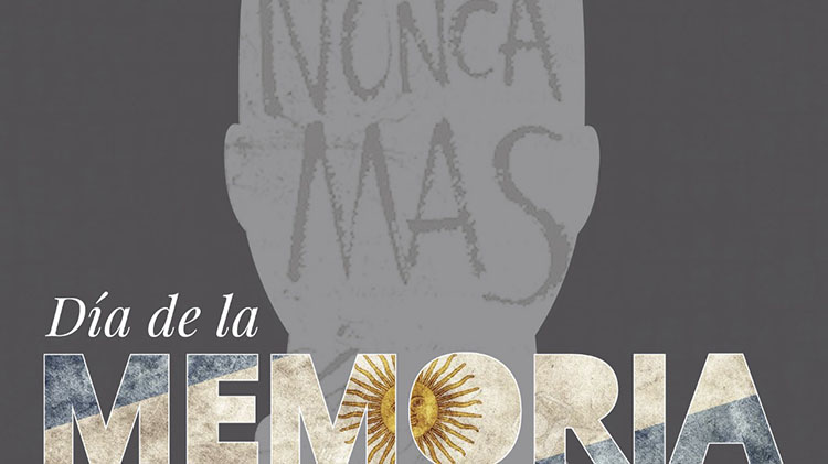 Acto por el D&iacute;a de la Memoria, la Verdad y la Justicia