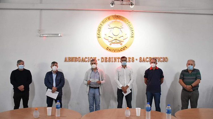 Chivilcoy: El municipio entregó  $4.940.000 a Bomberos para compra de hidroelevador