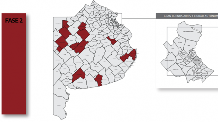 Nueve de Julio sigue en Fase 2