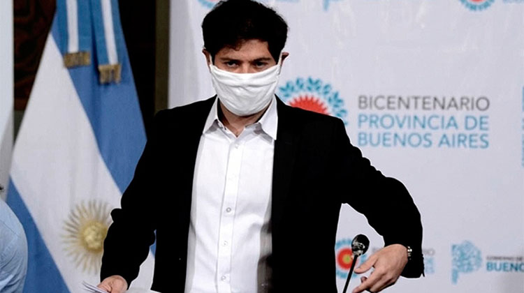 Kicillof dio positivo en COVID