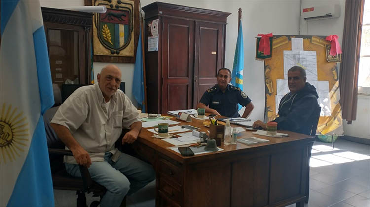​El Subsecretario de Seguridad visitó Quiroga