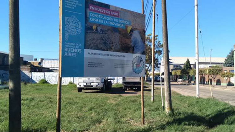 Comienza la obra de construcción de la Casa de la Provincia en 9 de Julio