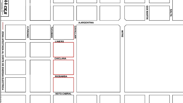 Corte de energ&iacute;a programado 