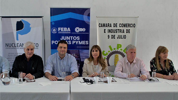 El Nucleamiento Empresarial del  Noroeste Bonaerense se reunió en 9 de Julio
