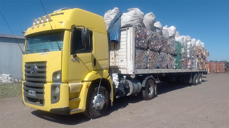 ​Nueva carga de reciclables