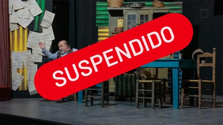 Quedó suspendida la presentación teatral en las localidades