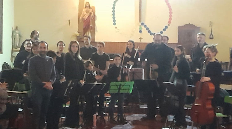 La Orquesta Municipal se presentó en Naón