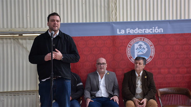 ​El Intendente Barroso acompañó la reunión de la Federación Provincial de Bomberos Voluntarios