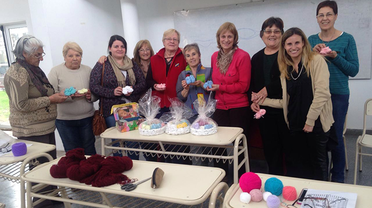 Entrega de escarpines 