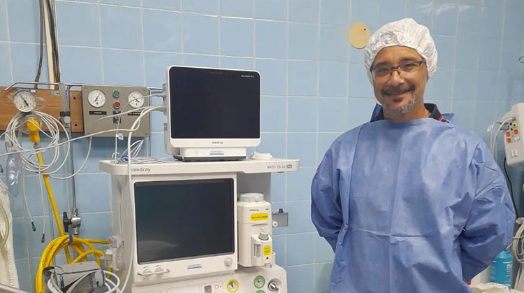 ​El Hospital suma una nueva mesa de anestesia para el quirófano