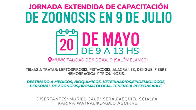 Capacitaci&oacute;n en zoonosis