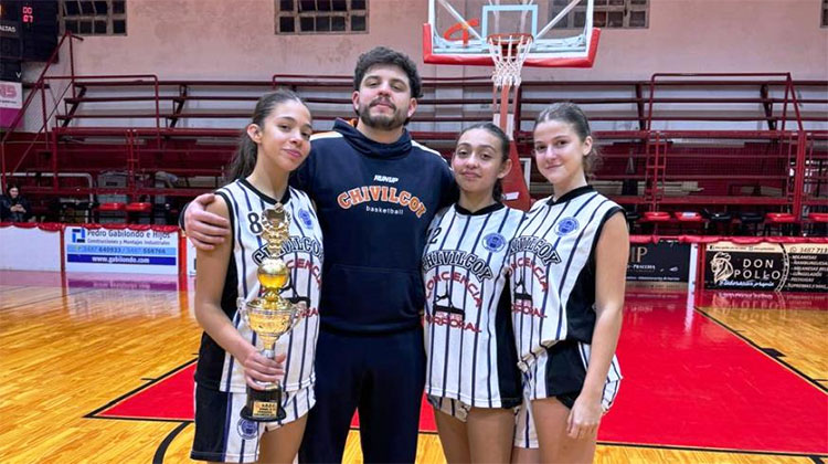 Tres nuevejulienses integran la Selección de basquet de Chivilcoy