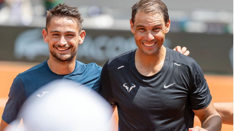 Navone se prepara para su debut en Roland Garros