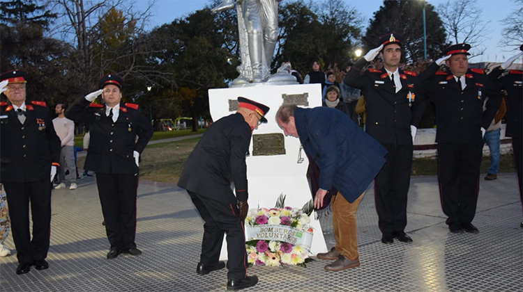 ​Culminaron los actos del D&iacute;a del Bombero Voluntario