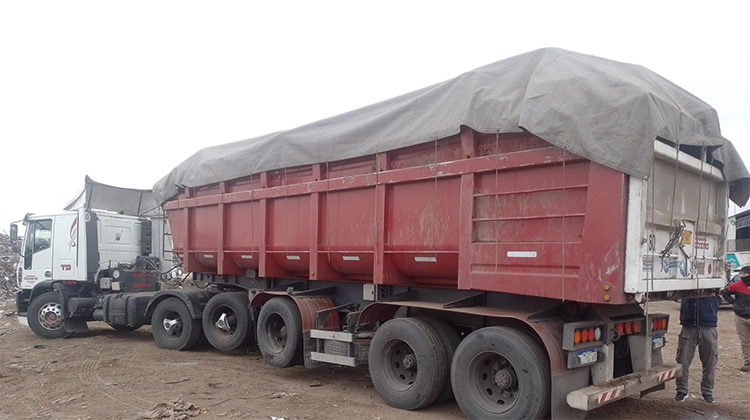 Nueva carga de neum&aacute;ticos fuera de uso