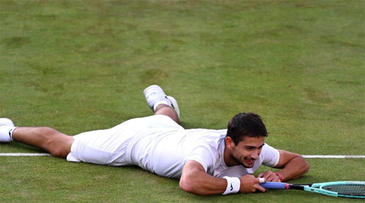 La garra de Navone no alcanzó en su debut en Wimbledon 