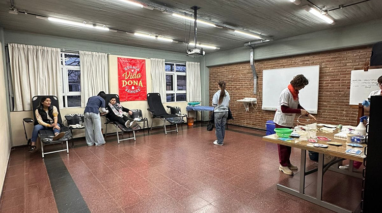91 donantes se acercaron a la colecta de sangre 