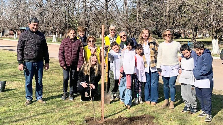Actividades del Club de Leones por la Semana del &Aacute;rbol