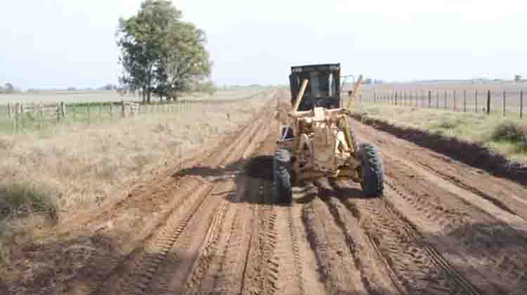 ​Se ejecutaron 5.841 km de mejorado de caminos rurales