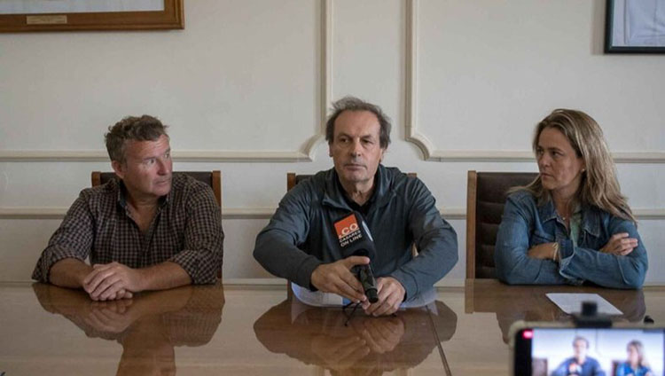 Stadnik advirtió que Casares está "a las puertas de una nueva inundación"