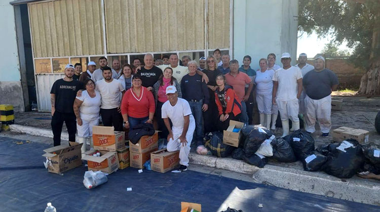 Las donaciones de 9 de Julio llegaron a Bah&iacute;a Blanca