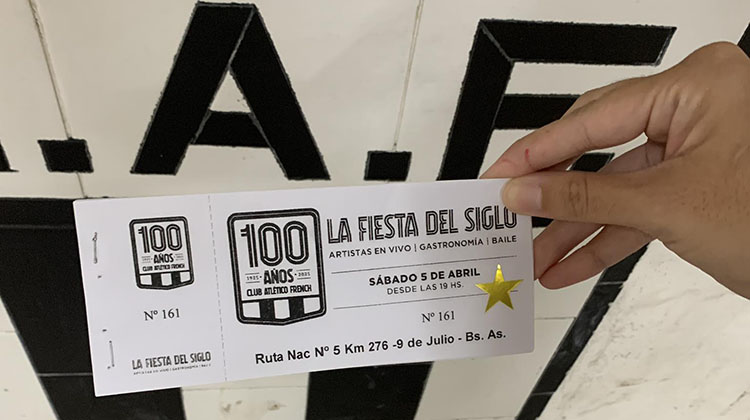 Festejos por el  Centenario del Club Atlético French 