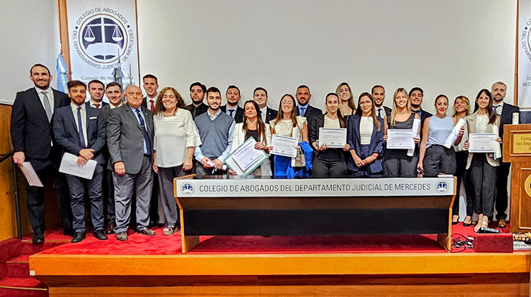 Mercedes: Nuevos matriculados en Abogac&iacute;a