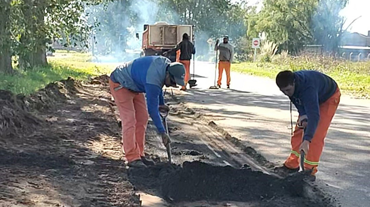 ​Obras de bacheo en Dudignac