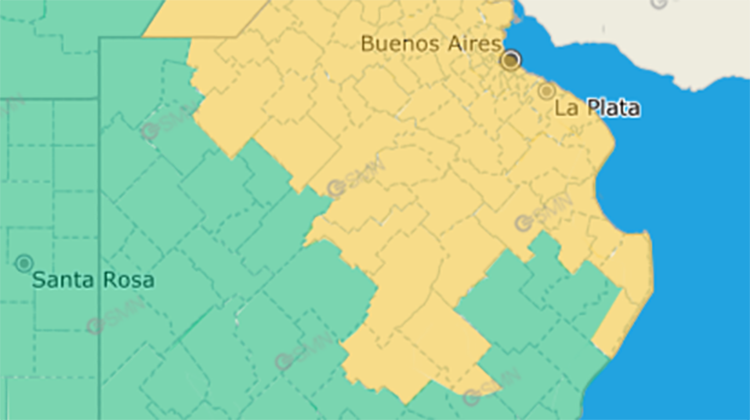 Alerta amarilla por tormentas