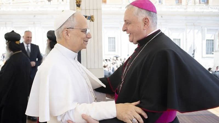 ​El Obispo Diocesano Torrado Mosconi tuvo su encuentro con el Papa