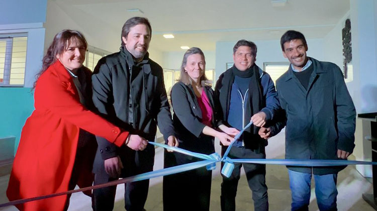 Kicillof inaugur&oacute; CAPS de Alborada en 9 de Julio