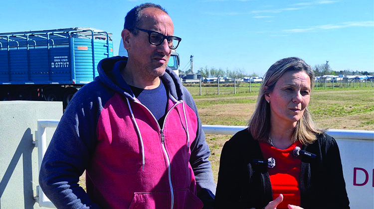 ​Gentile dej&oacute; habilitada la nueva playa de camiones