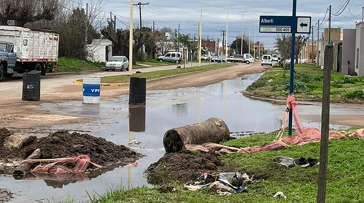 Recambio de desagües pluviales