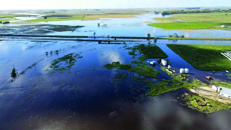 Carbap: situaci&oacute;n cr&iacute;tica por las inundaciones en el centro de la provincia