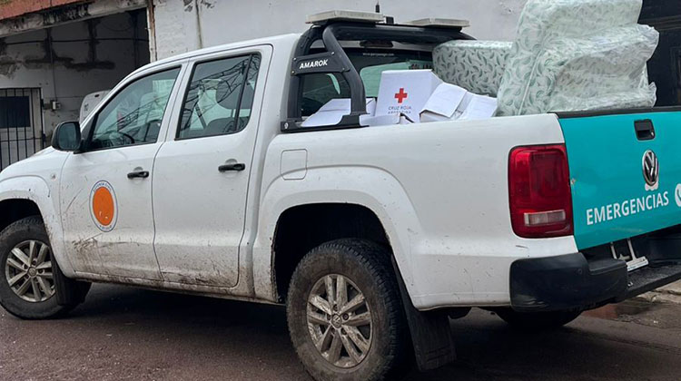 ​Asistencia en Quiroga durante la tormenta
