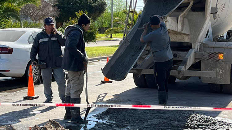 ​Prosiguen las obras de bacheo en la ciudad