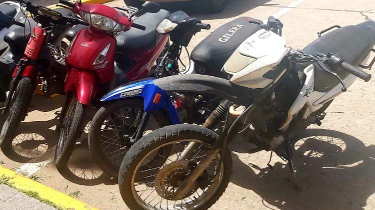 Tras operativos se secuestran motos con escape libre