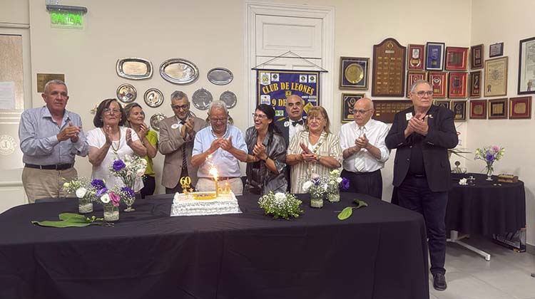 El Club de Leones celebr&oacute; 60 a&ntilde;os 