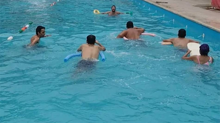 Actividades acu&aacute;ticas para personas con discapacidad