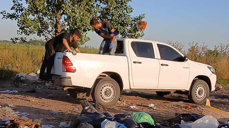 La intendente Gentile encabeza la recolecci&oacute;n de residuos de la ciudad