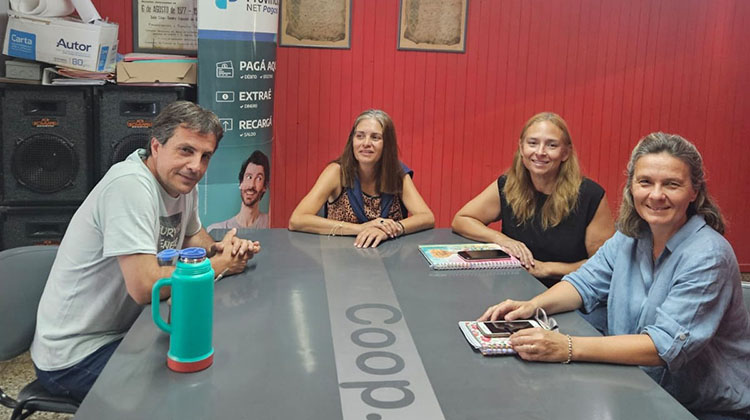 ​Recorrida por Quiroga y avance de obras conjuntas