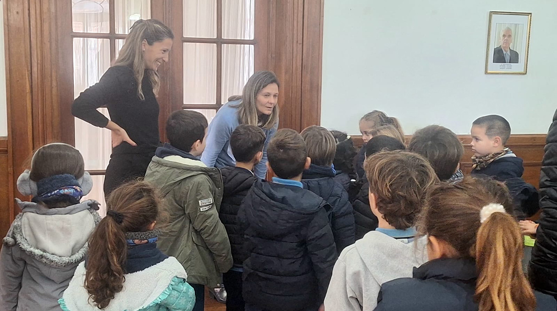 Alumnos del Colegio San Agust&iacute;n visitaron el Palacio Municipal