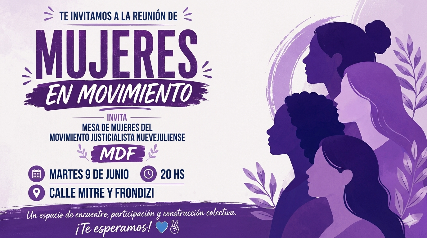 El peronismo local convoca a un encuentro de mujeres