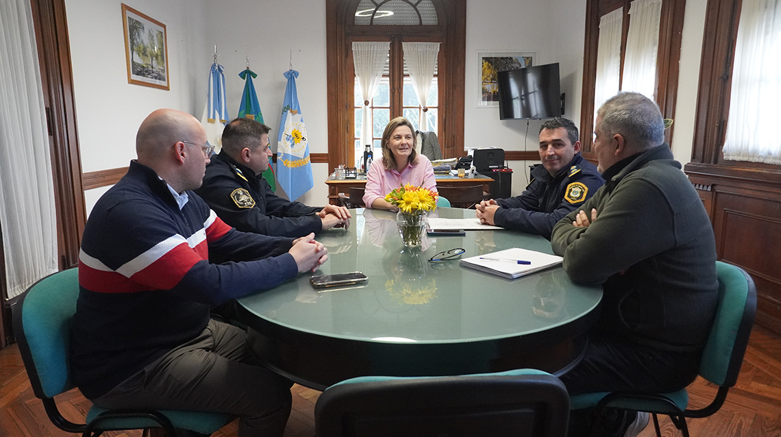 ​Seguridad: Gentile recibi&oacute; al Superintendente Regional de Polic&iacute;a