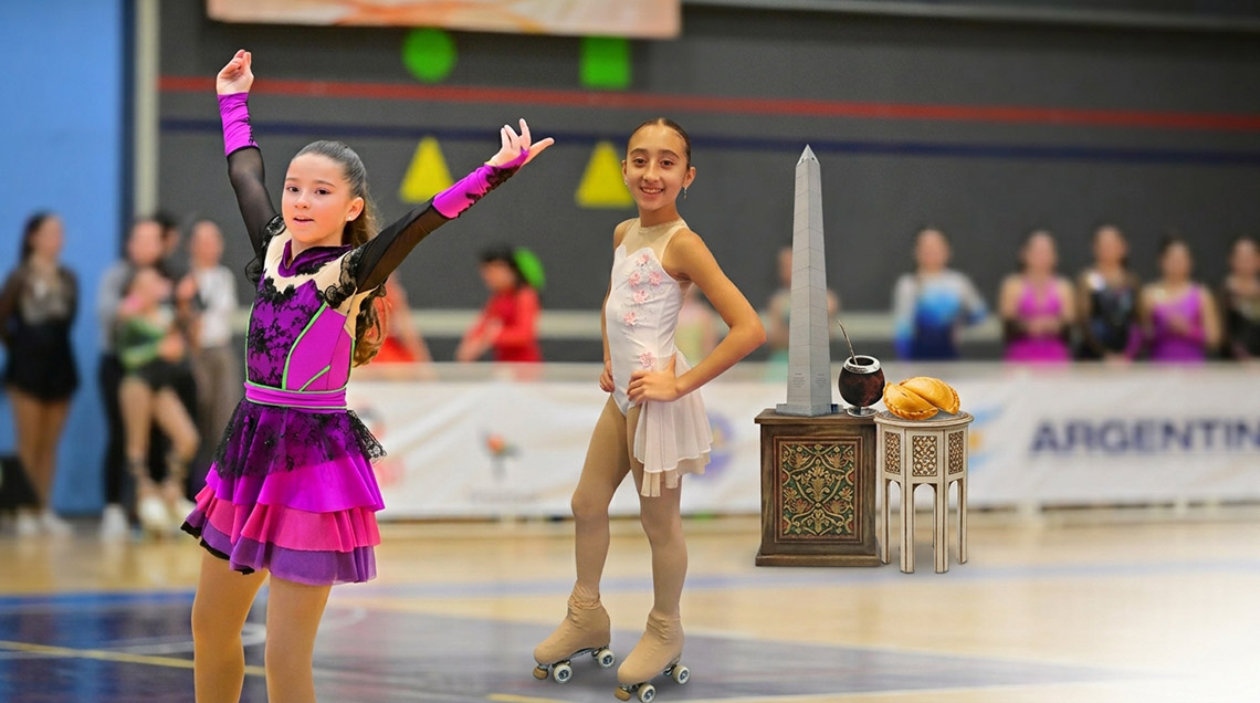 Dos patinadoras de El Fort&iacute;n compiten en el Campeonato Nacional Absoluto 2026