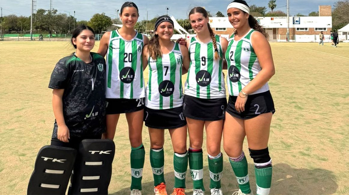 Hockey: Jugadoras de Atl&eacute;tico se subieron al podio en el Argentino Sub 16