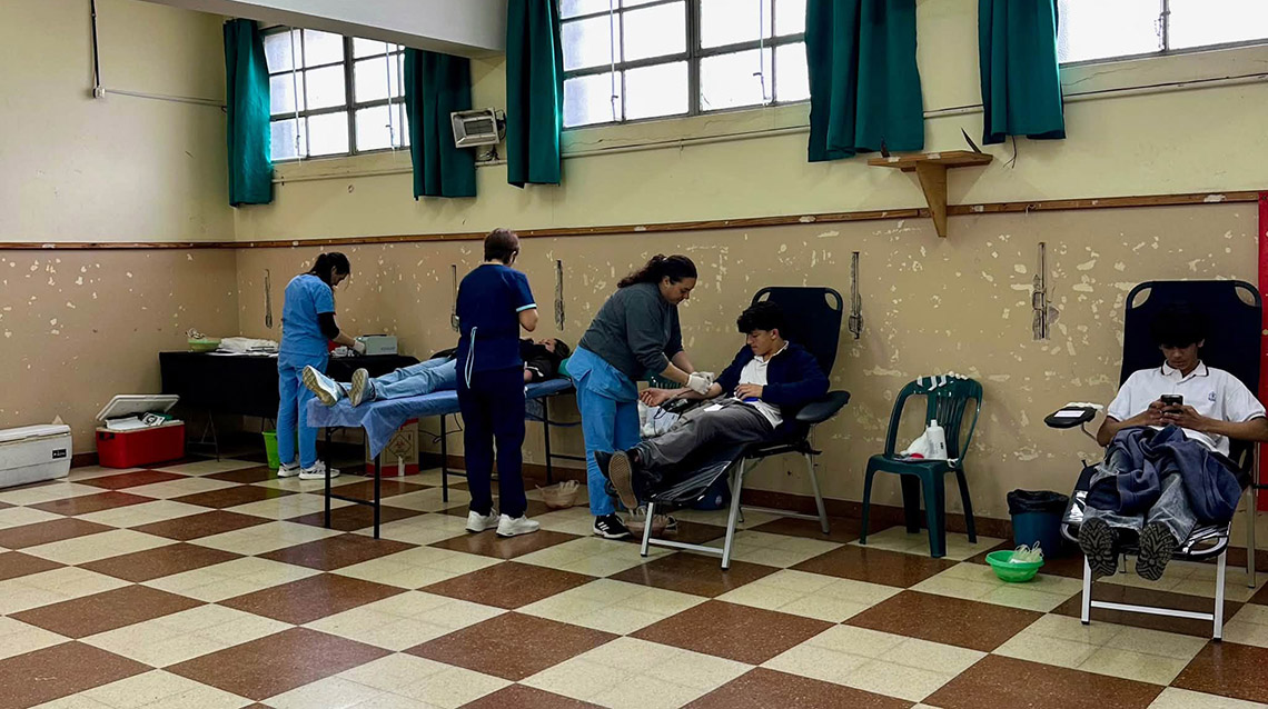 70 donantes se acercaron a la colecta de sangre