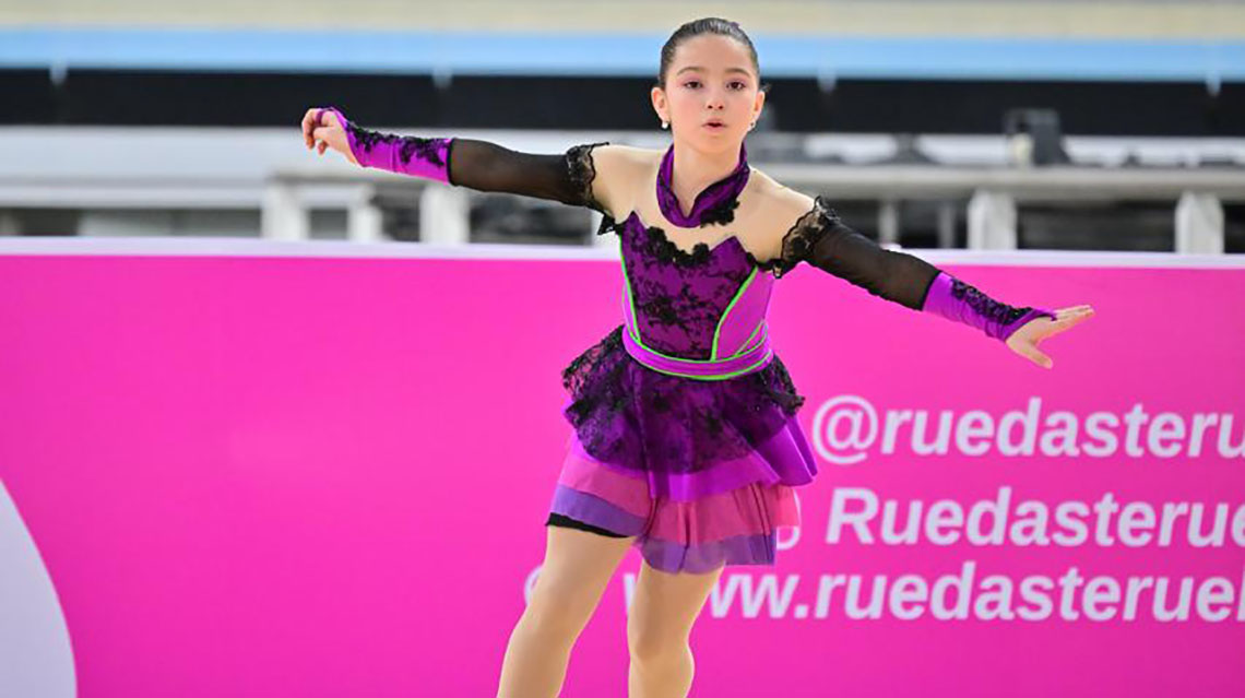 Catalina Legnoverde se ubic&oacute; entre las 20 mejores patinadoras del pa&iacute;s