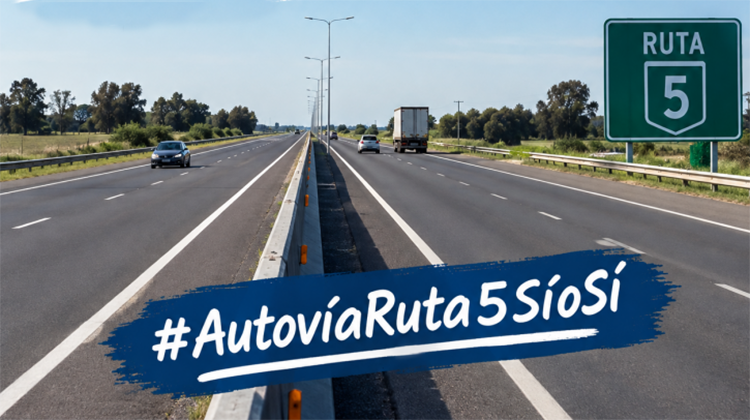 Plan Autov&iacute;a Ruta 5  S&iacute; o S&iacute;: solicitan a 15 Concejos Deliberantes apoyar la terminaci&oacute;n del tramo Mercedes&ndash;Suipacha