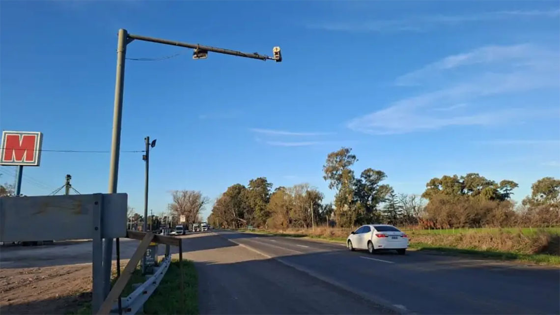 Retiran los radares de las Rutas 5 y 46 en Bragado tras derogar el sistema de fotomultas